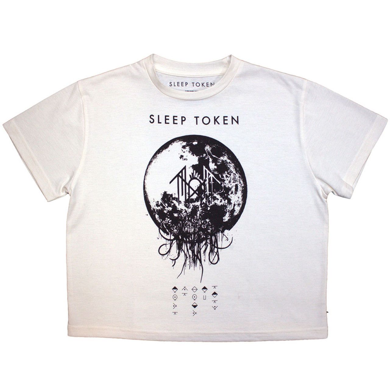 Sleep Token - Take Me Back To Eden Womens Natural Crop Top - 100% Official Merch