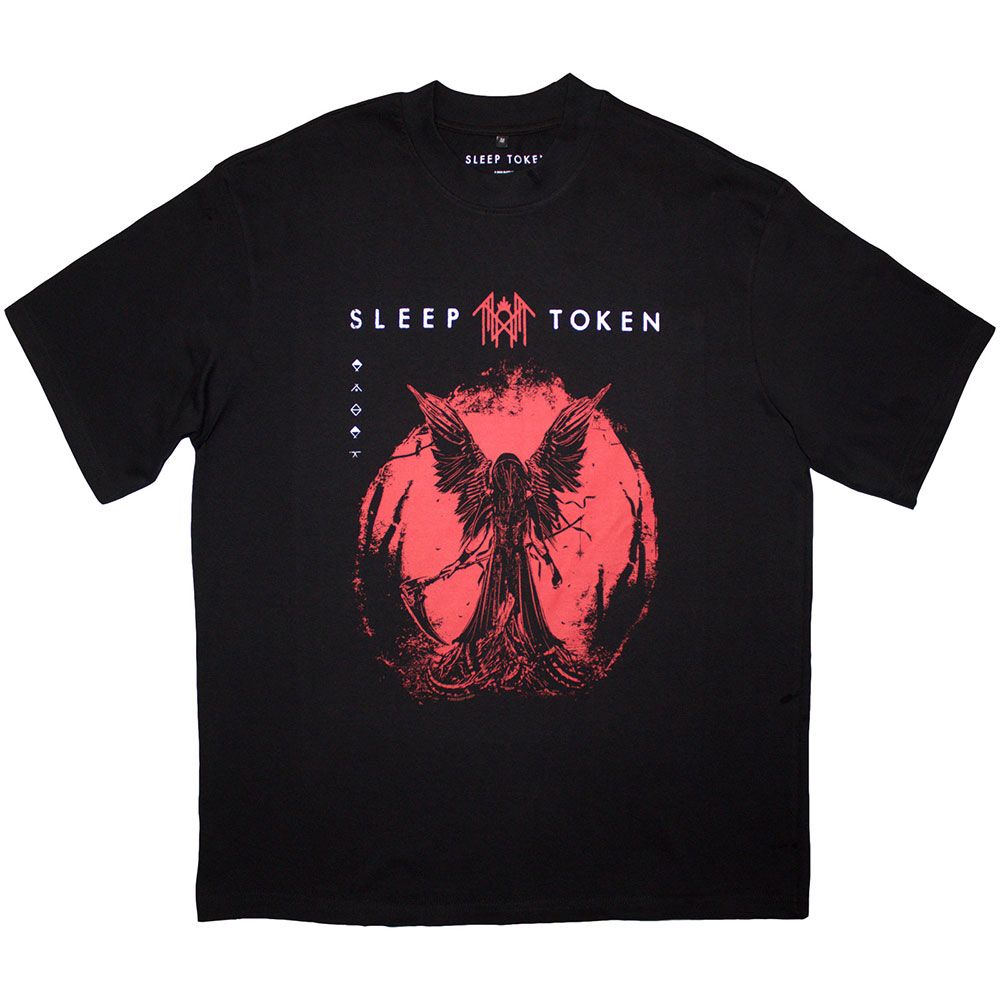 Sleep Token - Winged Death (Limited Edition) Oversize Boxy Black Shirt