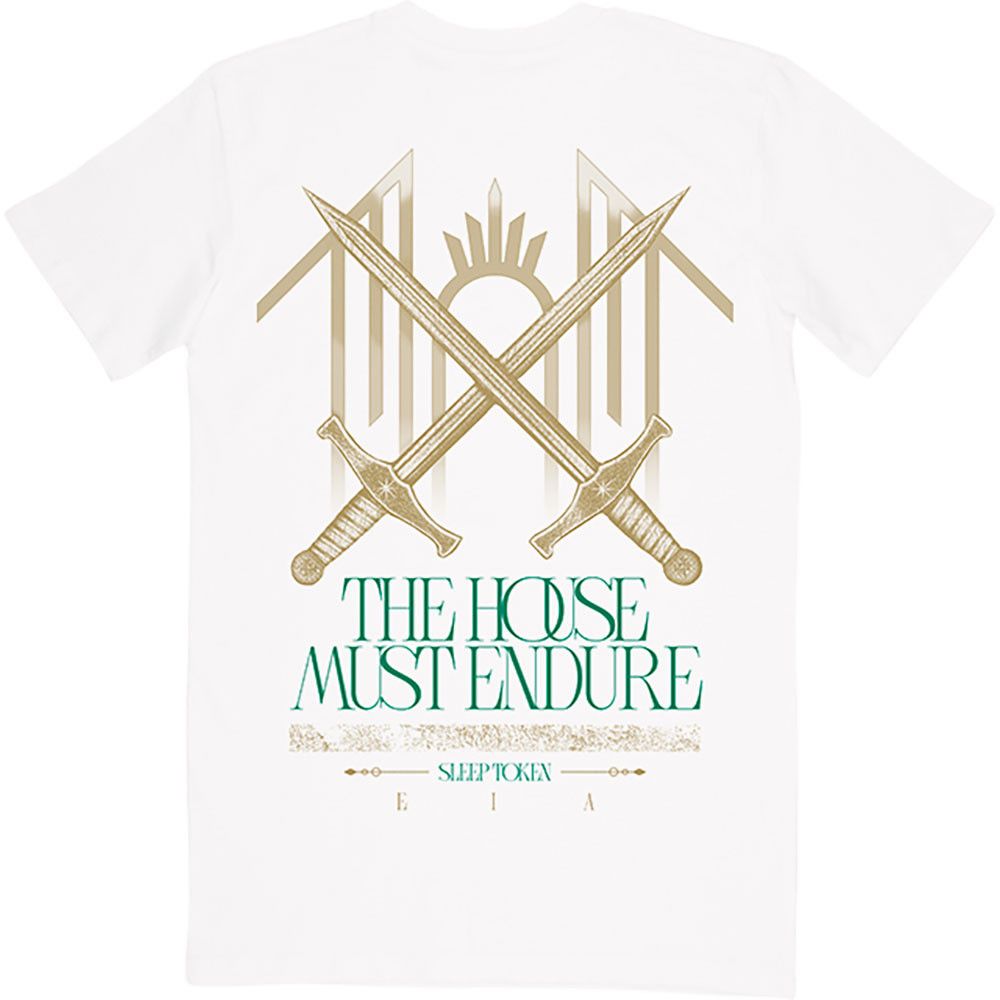 Sleep Token - The House Must Endure White Shirt - 100% Official Merchandise
