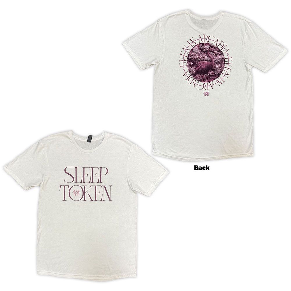 Sleep Token - Flamingo Circle White Shirt - 100% Official Merchandise