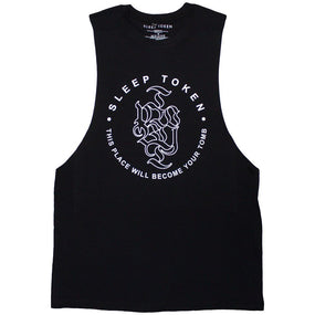 Sleep Token - This Place Will Become Your Tomb Black Tank Singlet