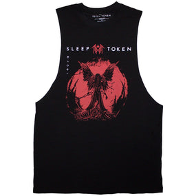 Sleep Token - Winged Death Black Tank Singlet