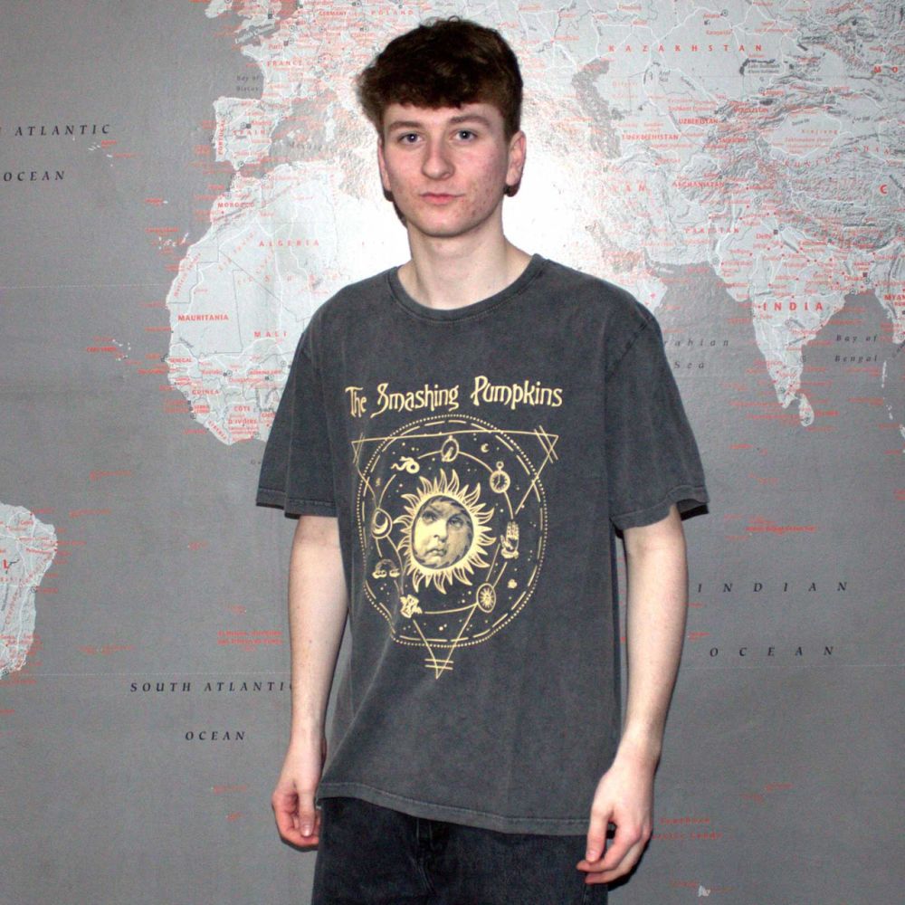 Smashing Pumpkins - Celestial Sun Charcoal Grey Shirt - 100% Official Merchandise - COMING SOON