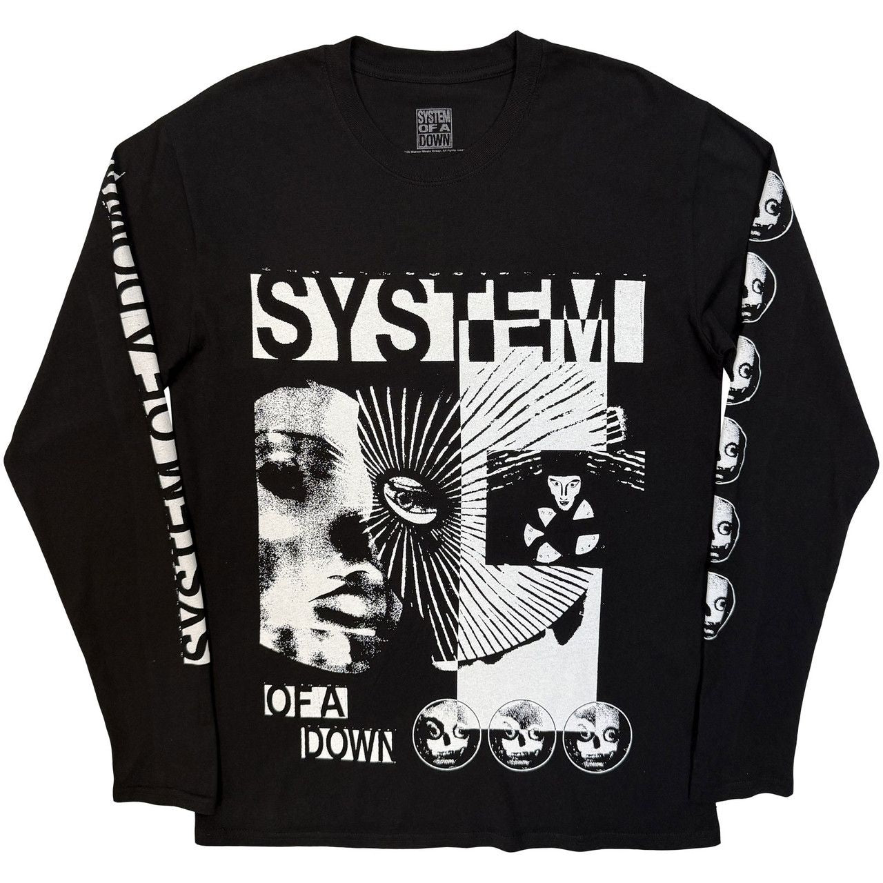 System Of A Down - Hypno Black Long Sleeve Shirt - 100% Official Merchandise - COMING SOON