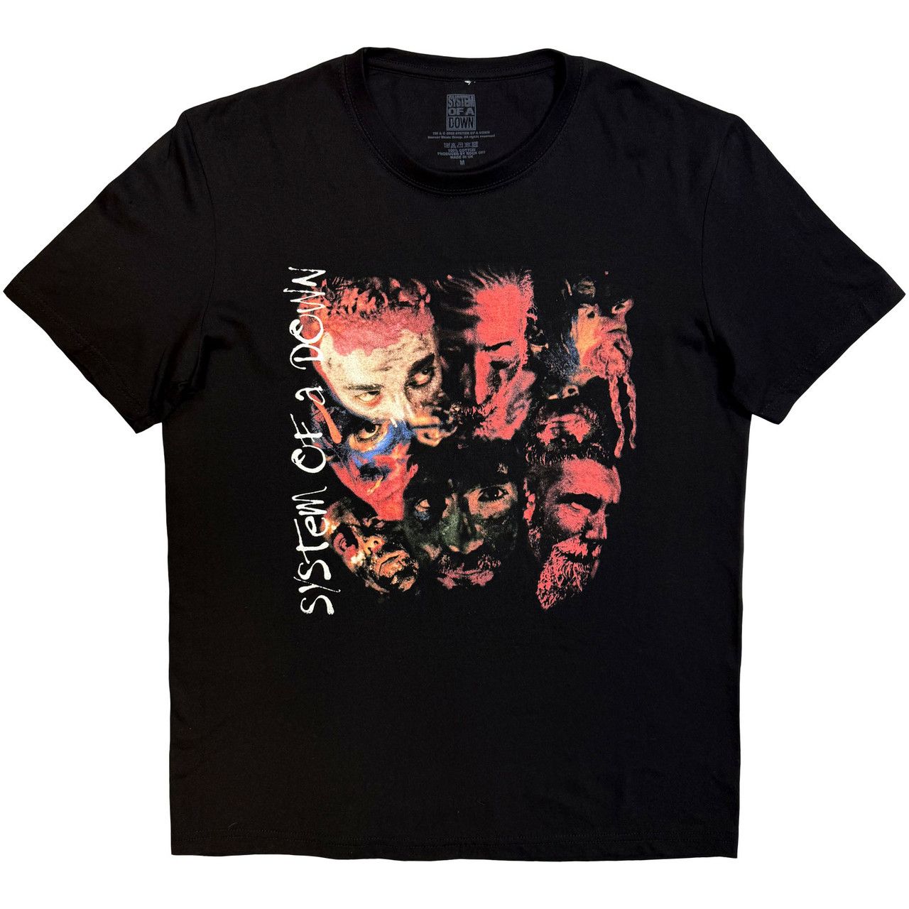 System Of A Down - Painted Faces Black Shirt - 100% Official Shirt - COMING SOON