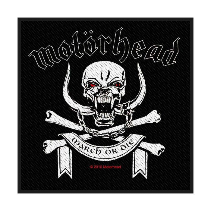 Motorhead - March Or Die (95mm x 90mm) Sew-On Patch