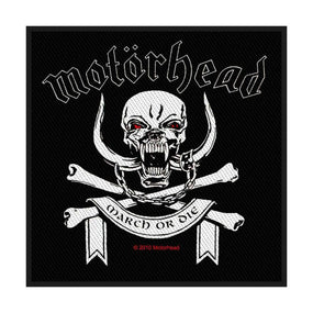 Motorhead - March Or Die (95mm x 90mm) Sew-On Patch
