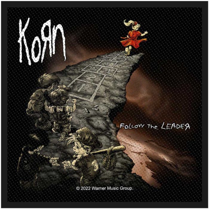 Korn - Follow The Leader (100mm x 100mm) Sew-On Patch