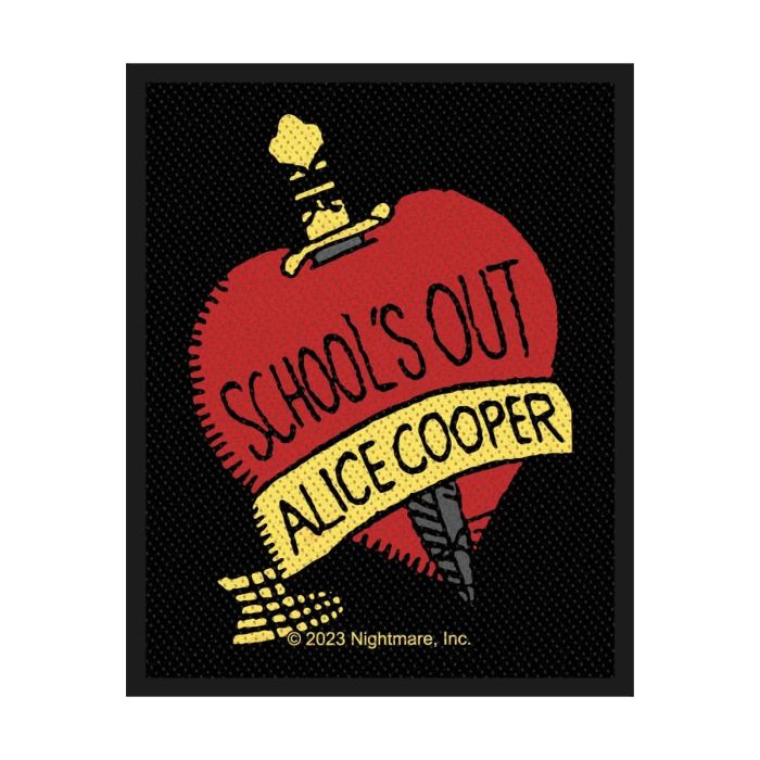 Cooper, Alice - School's Out (80mm x 100mm) Sew-On Patch