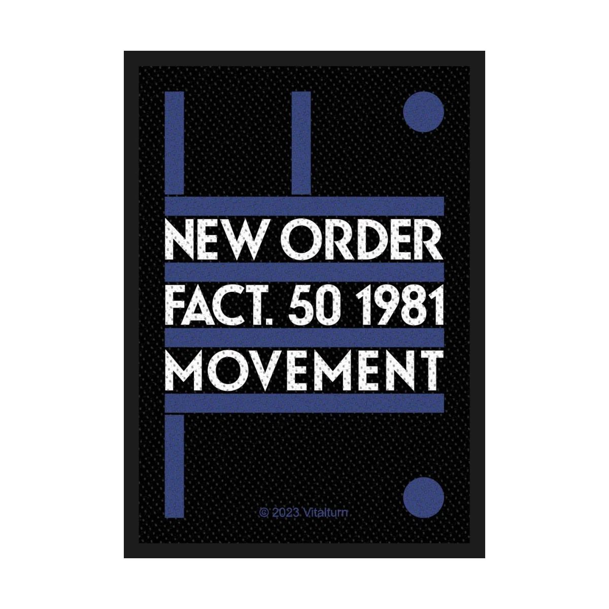 New Order - Fact 50 () Sew-On Patch