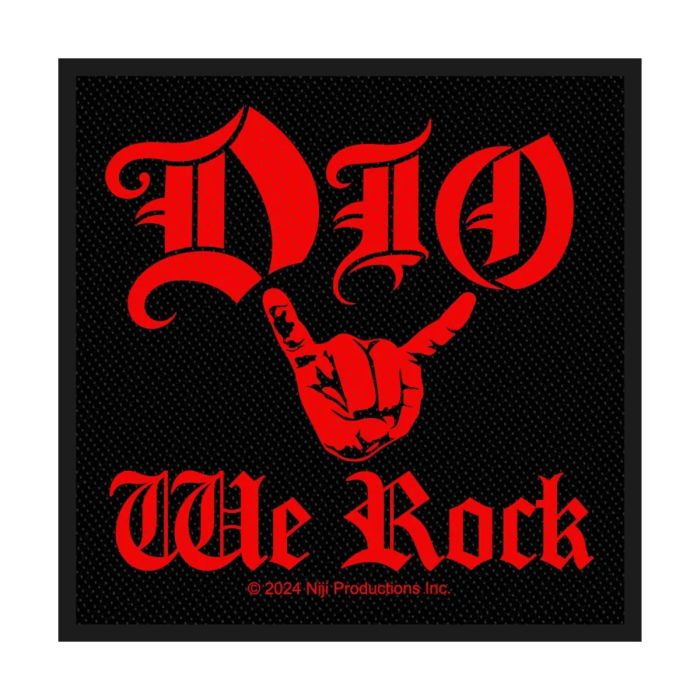 Dio - We Rock (100mm x 95mm) Sew-On Patch
