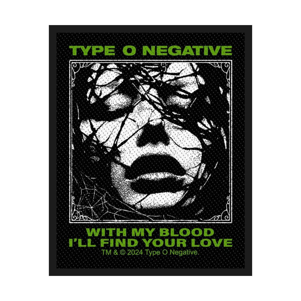 Type O Negative - With My Blood () Sew-On Patch - COMING SOON