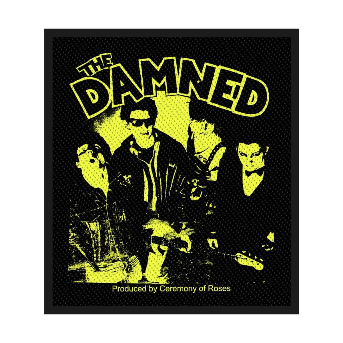 Damned  - Young, Hot, Loud and Stiff (85mm x 100mm) Sew-On Patch