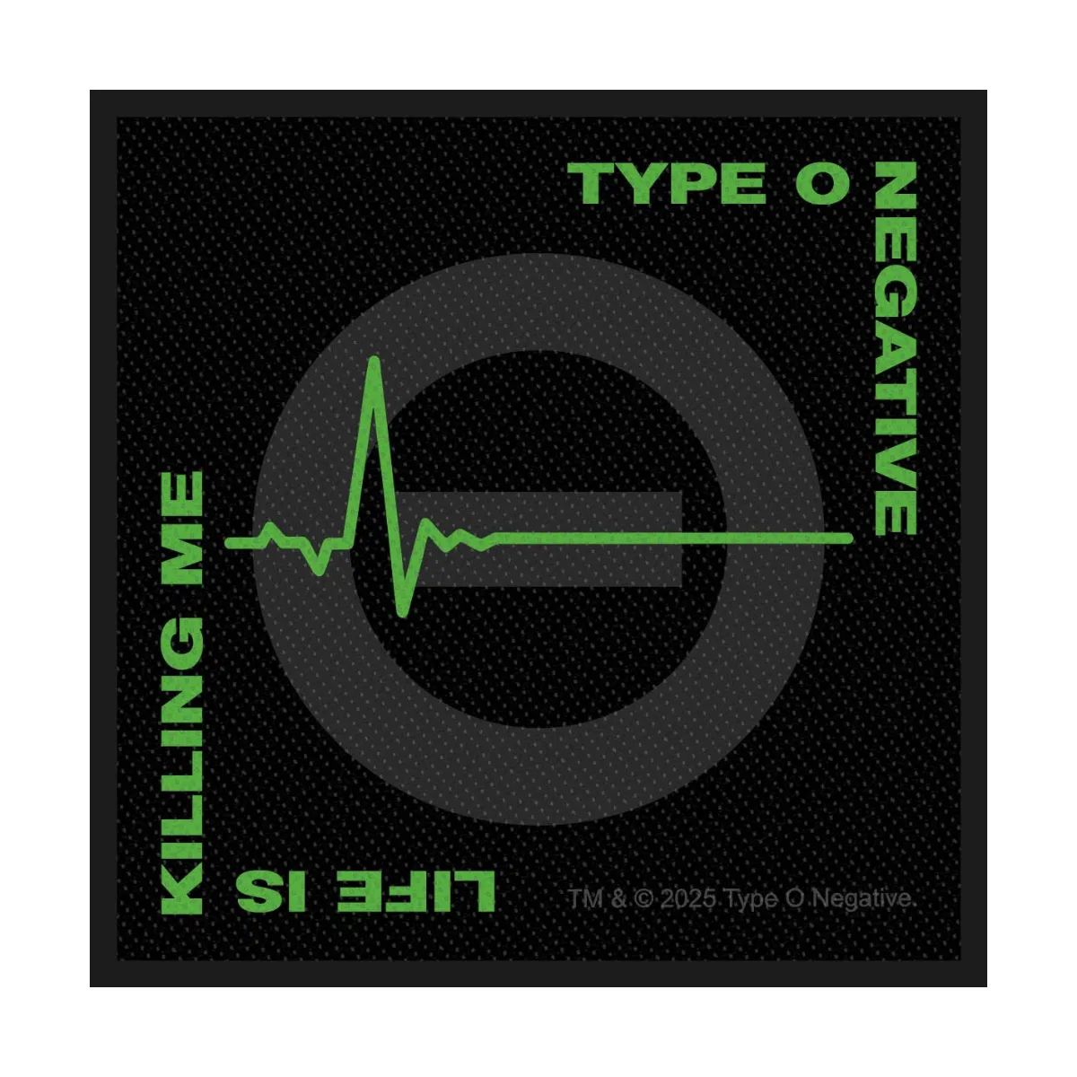 Type O Negative - Life Is Killing Me () Sew-On Patch
