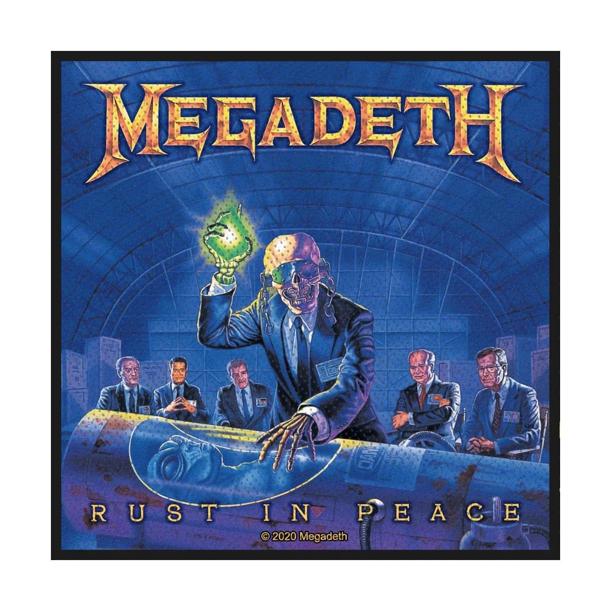 Megadeth - Rust In Peace (100mm x 100mm) Sew-On Patch