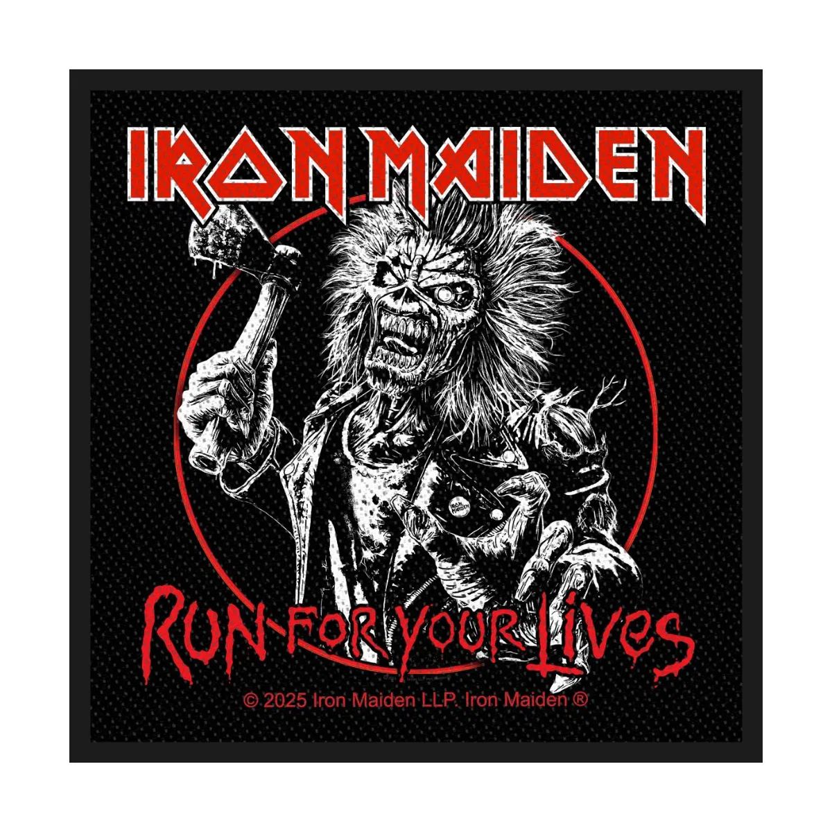 Iron Maiden - Run For Your Lives () Sew-On Patch