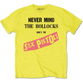 Sex Pistols - 4XL & 5XL Never Mind The Bollocks Yellow Shirt