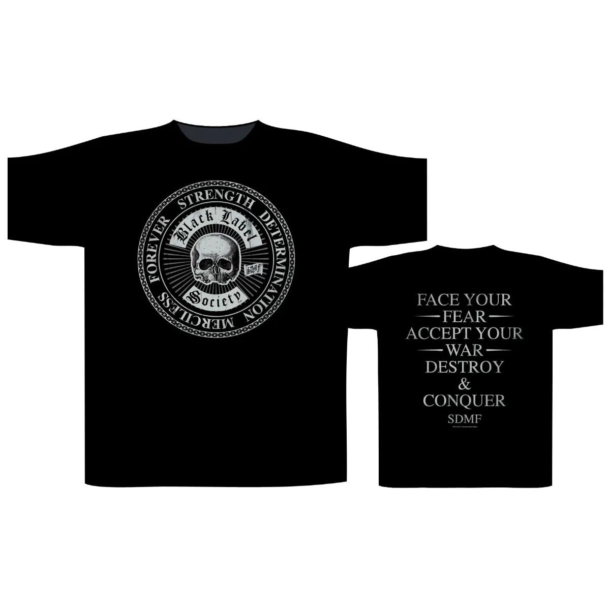 Black Label Society - Face Your Fears Black Shirt - 100% Official Merchandise - COMING SOON