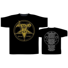 Venom - Welcome to Hell (with Back Print) Black Shirt