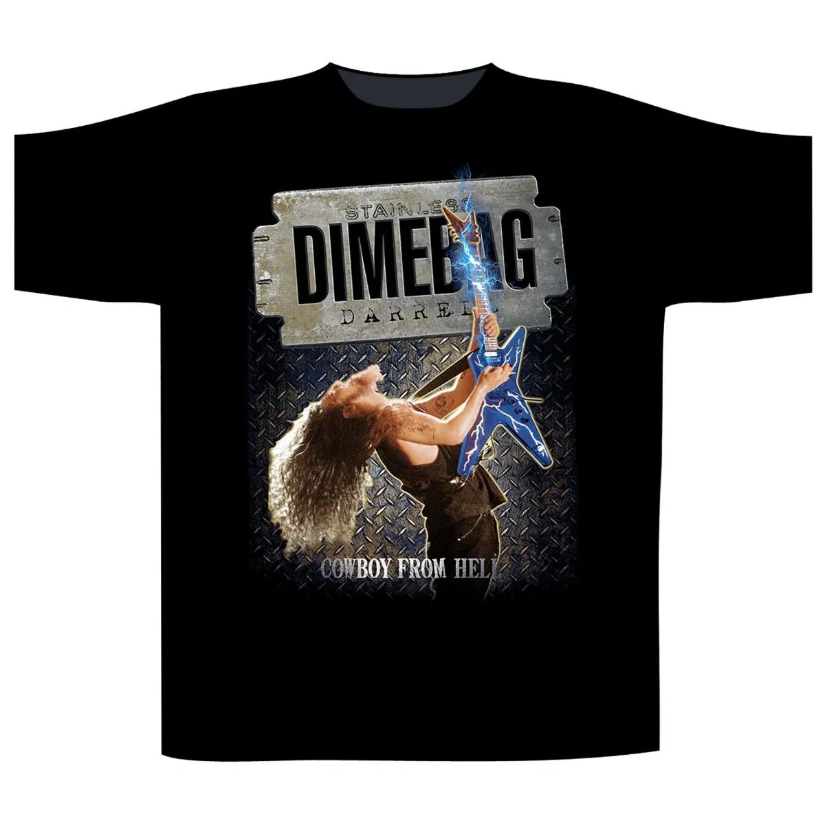 Pantera - Dimebag Stainless Black Shirt - COMING SOON