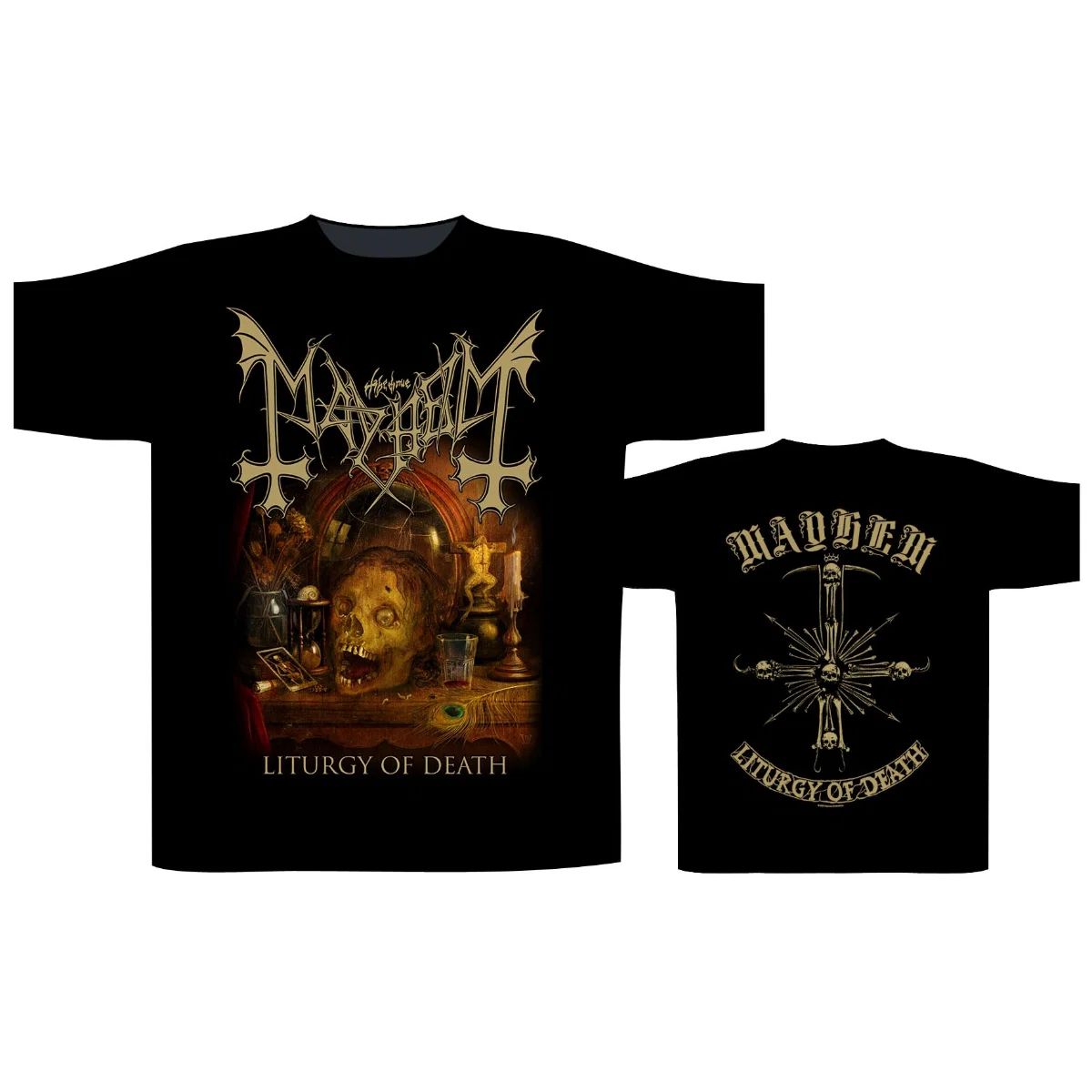Mayhem - Liturgy Black Shirt - 100% Official Merchandise - COMING SOON