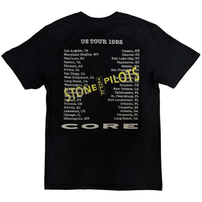 Stone Temple Pilots - Core 1992 Tour Black Shirt