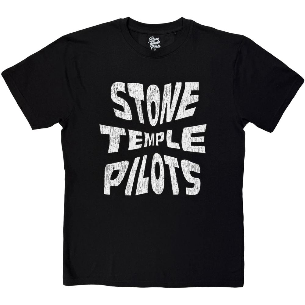 Stone Temple Pilots - Logo Black Shirt (Mono Logo Range) - 100% Official Merchandise - COMING SOON