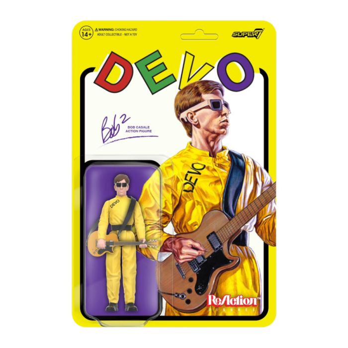 Devo - Bob Casale Satisfaction 3.75 inch Super7 ReAction Figure