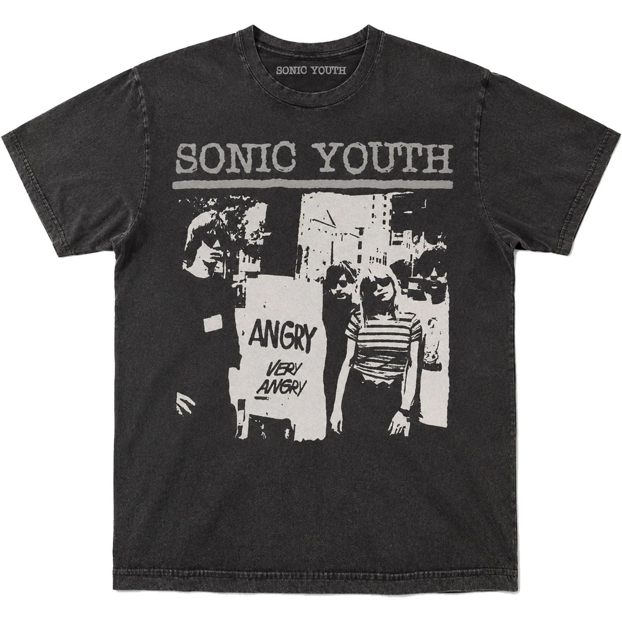 Sonic Youth - Angry Black Shirt - 100% Official Merchandise - COMING SOON