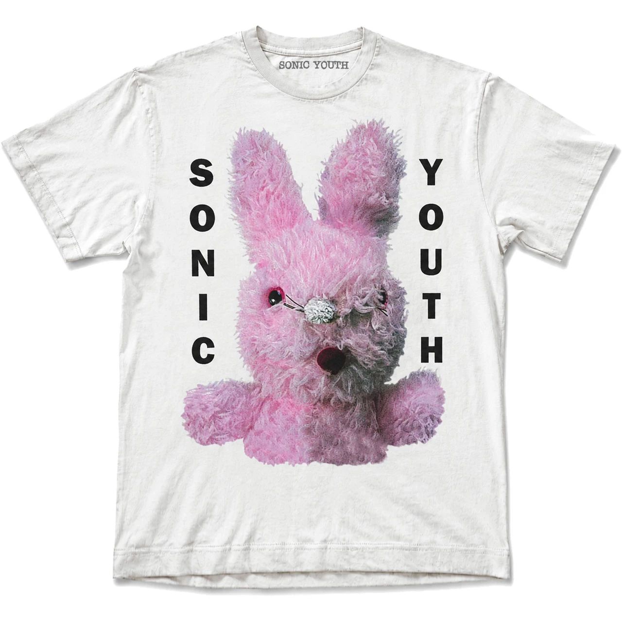 Sonic Youth - Dirty Bunny White Shirt - 100% Official Merchandise - COMING SOON