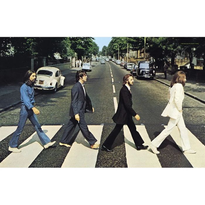 Beatles - Premium Textile Poster Flag (Abbey Road) 104cm x 66cm