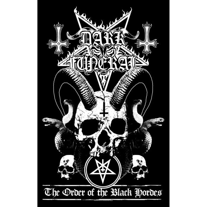 Dark Funeral - Premium Textile Poster Flag (Order Of The Black Hordes) 104cm x 66cm