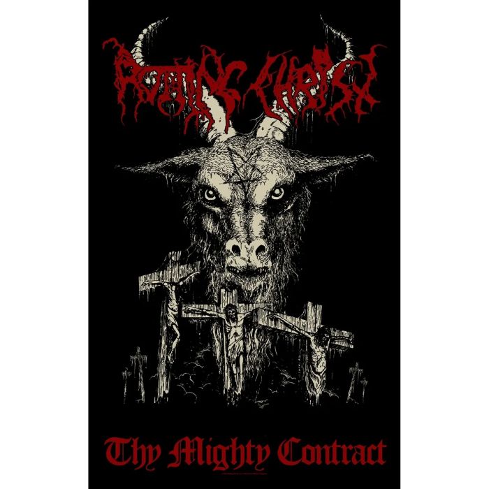 Rotting Christ - Premium Textile Poster Flag (Thy Mighty Contract) 104cm x 66cm