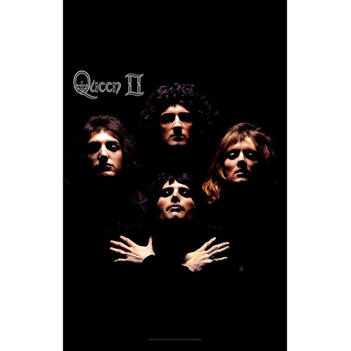 Queen - Premium Textile Poster Flag (Bohemian Rhapsody) 104cm x 66cm