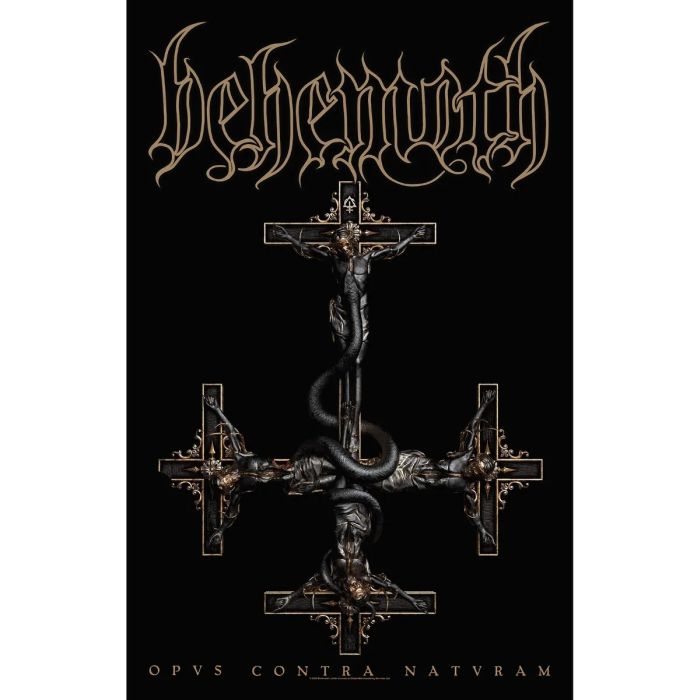 Behemoth - Premium Textile Poster Flag (Opvs Contra Natvram) 104cm x 66cm