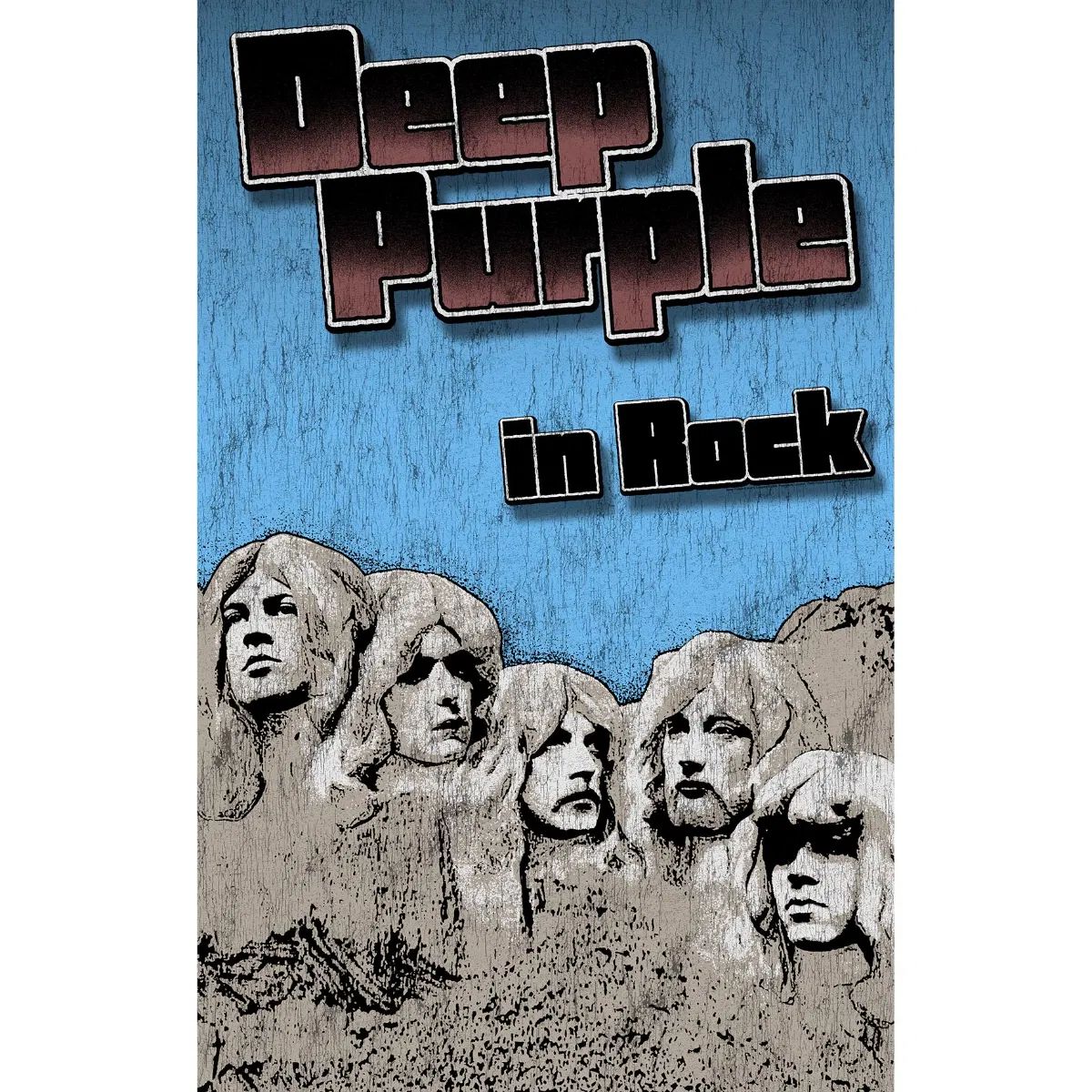 Deep Purple - Premium Textile Poster Flag (In Rock) 104cm x 66cm