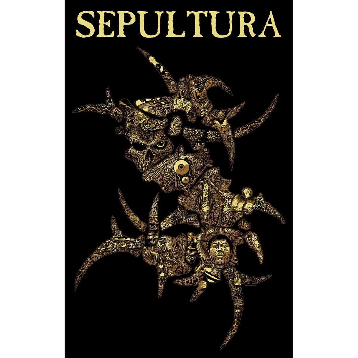 Sepultura - Premium Textile Poster Flag (Discography Logo) 104cm x 66cm - COMING SOON