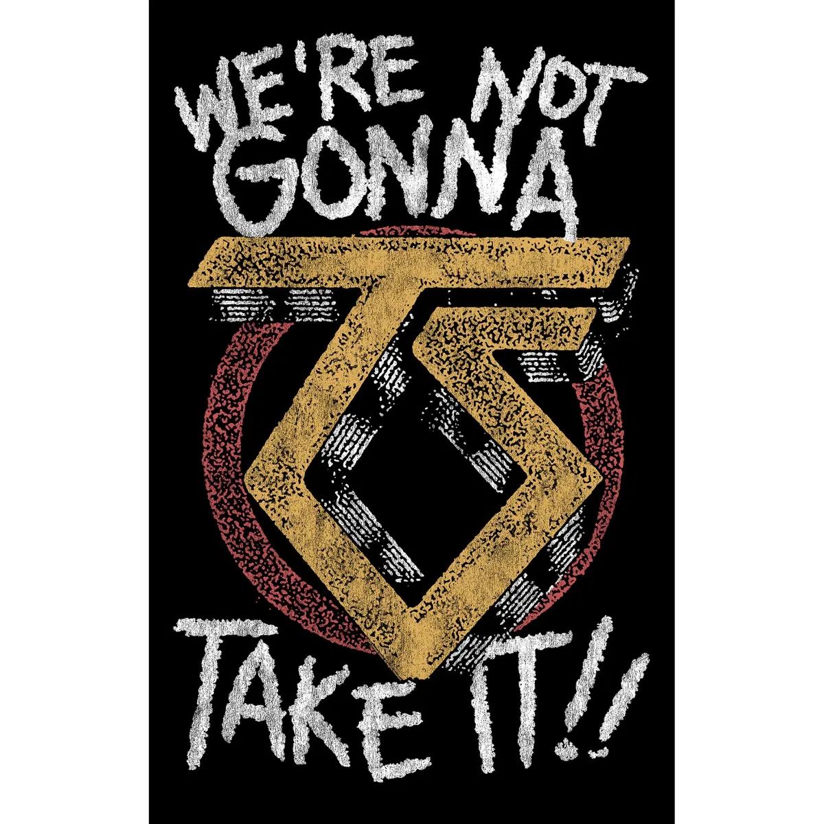 Twisted Sister - Premium Textile Poster Flag (We're Not Gonna Take It) 104cm x 66cm