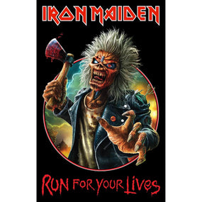 Iron Maiden - Premium Textile Poster Flag (Run For Your Lives) 104cm x 66cm - COMING SOON
