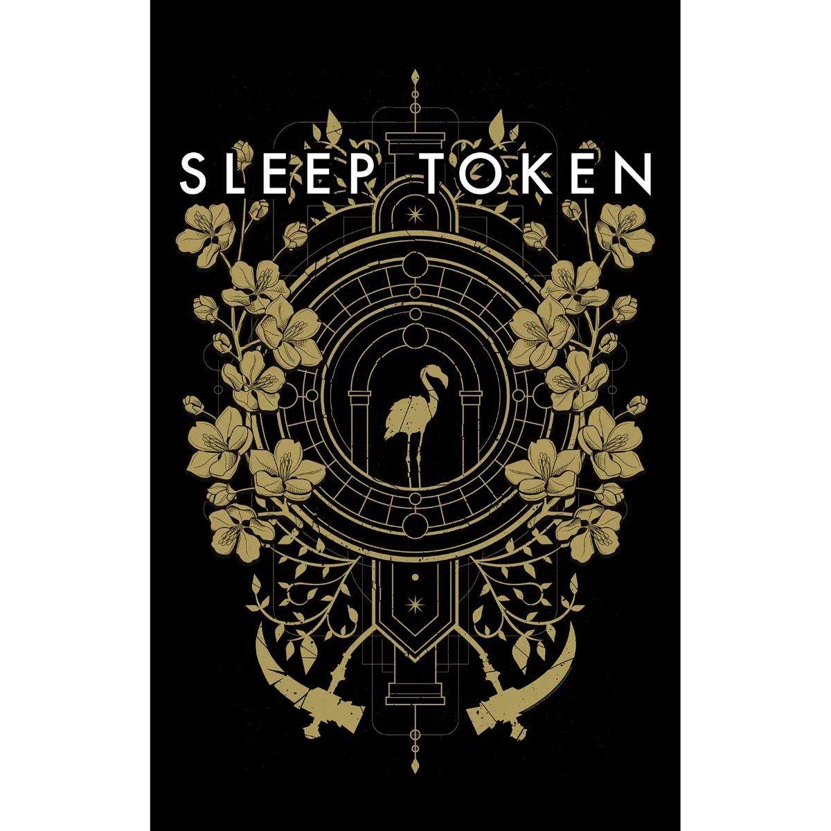 Sleep Token - Premium Textile Poster Flag (Even In Arcadia Crest) 104cm x 66cm