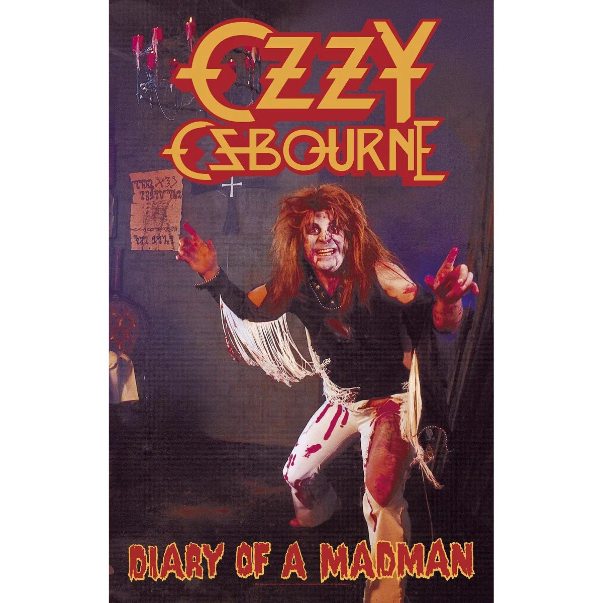 Osbourne, Ozzy - Premium Textile Poster Flag (Diary Of A Madman) 104cm x 66cm - COMING SOON