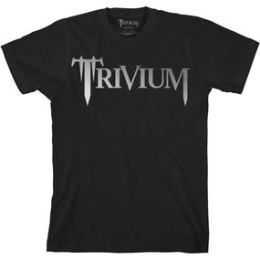Trivium - Metallic Print Logo Black Shirt