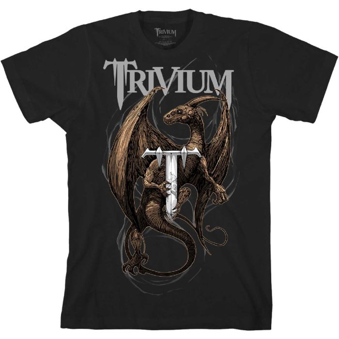 Trivium - Perched Dragon Black Shirt