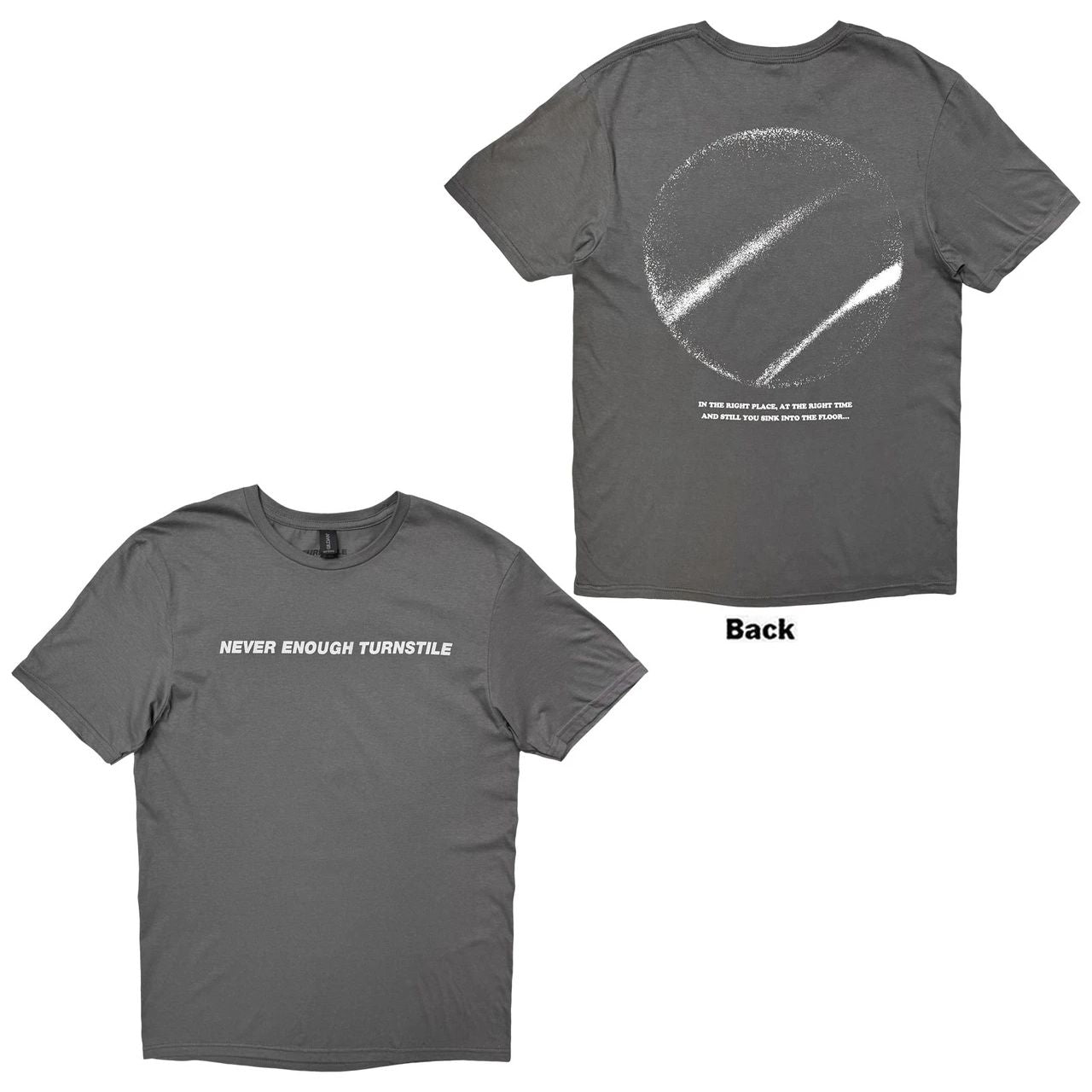 Turnstile - Right Place, Right Time Charcoal Shirt - 100% Official Merchandise - COMING SOON