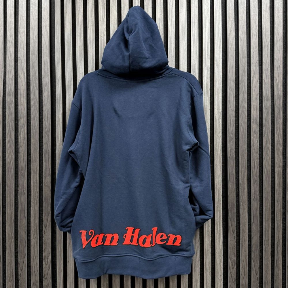 Van Halen - Pullover Navy Hoodie (Pinup Motorcycle) - 100% Official Merchandise - COMING SOON