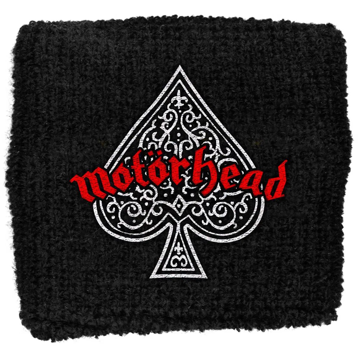 Motorhead - Sweat Towelling Embroided Wristband (Ace Of Spades) - COMING SOON