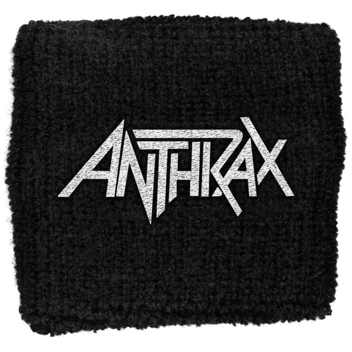 Anthrax - Sweat Towelling Embroided Wristband (Logo)