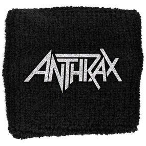 Anthrax - Sweat Towelling Embroided Wristband (Logo) - COMING SOON