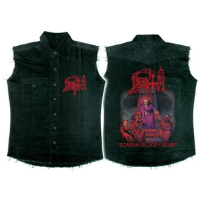 Death - Sleeveless Black Work Shirt (Scream Bloody Gore)