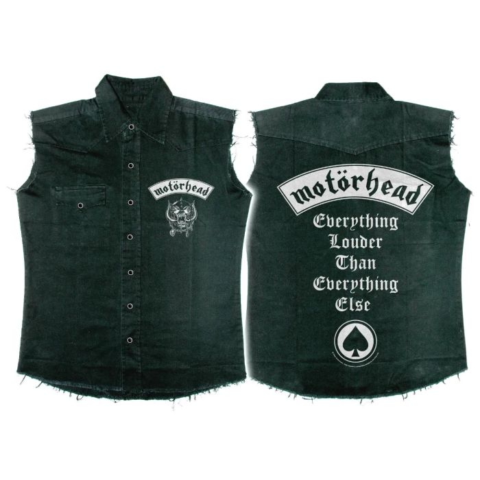 Motorhead - Sleeveless Black Work Shirt (Everything Louder)